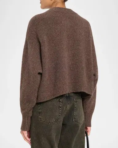 Frame Flecked Wool-Cashmere Cardigan | Thumbnail 3