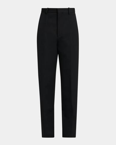 Bottega Veneta Wool Grain De Poudre Straight-Leg Split Hem Trousers | Thumbnail 1
