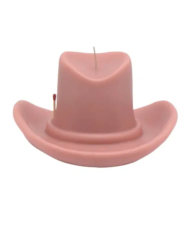 Davie Ocho Candle Co. Belle Star Cowboy Hat Candle