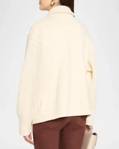 Frame The Fringe Wool Coat | Thumbnail 3