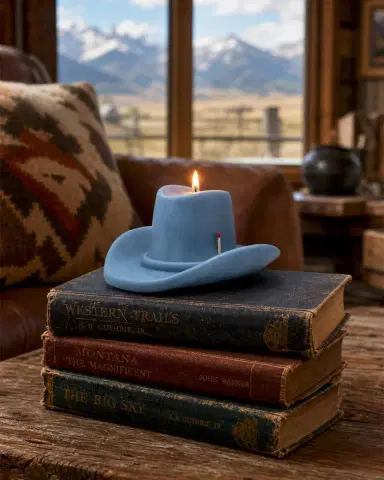 Davie Ocho Candle Co. Cowboy Hat Wax Candle | Thumbnail 4