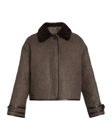 Simkhai Orien Contrast-Collar Jacket | Thumbnail 1 Simkhai Orien Contrast-Collar Jacket | Thumbnail 1