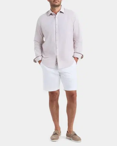Robert Graham Avondale Chambray Cotton Shirt | Thumbnail 2