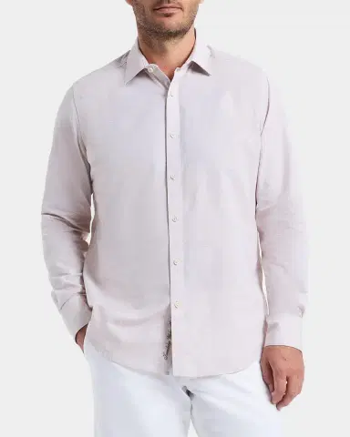 Robert Graham Avondale Chambray Cotton Shirt | Thumbnail 4