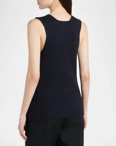 Bottega Veneta Ribbed Wool Mini Dress | Thumbnail 3