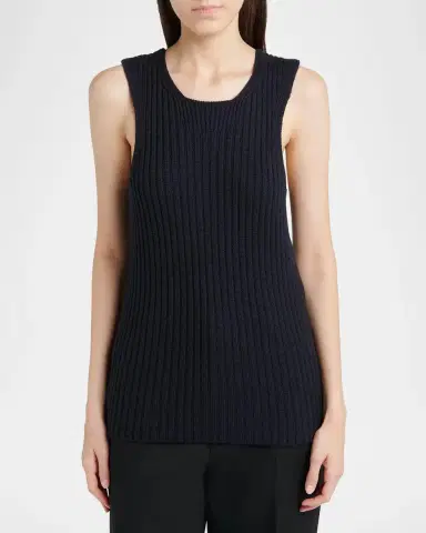 Bottega Veneta Ribbed Wool Mini Dress | Thumbnail 4