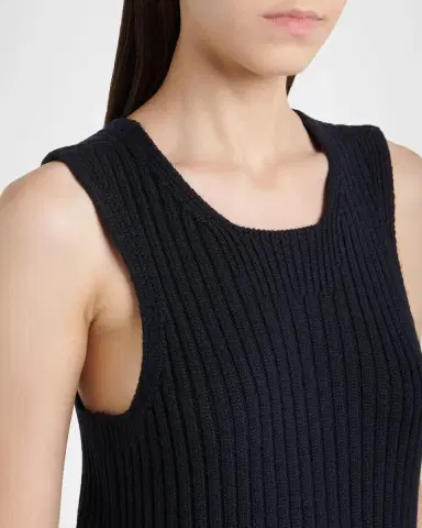 Bottega Veneta Ribbed Wool Mini Dress | Thumbnail 5