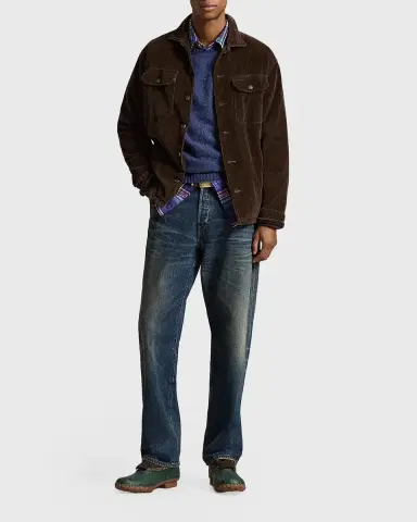 Polo Ralph Lauren Men's Classic Fit Corduroy Utility Shirt | Thumbnail 2 Polo Ralph Lauren Men's Classic Fit Corduroy Utility Shirt | Thumbnail 2