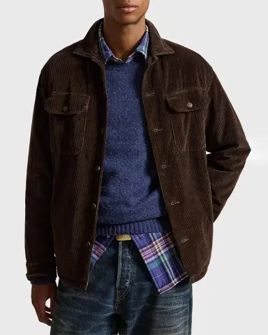 Polo Ralph Lauren Men's Classic Fit Corduroy Utility Shirt | Thumbnail 4 Polo Ralph Lauren Men's Classic Fit Corduroy Utility Shirt | Thumbnail 4