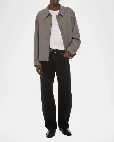 Helmut Lang Men's Zip-Front Shirt Jacket | Thumbnail 2 Helmut Lang Men's Zip-Front Shirt Jacket | Thumbnail 2