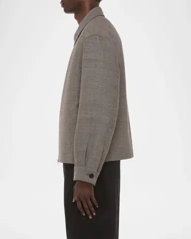 Helmut Lang Men's Zip-Front Shirt Jacket | Thumbnail 5 Helmut Lang Men's Zip-Front Shirt Jacket | Thumbnail 5