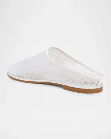 BADGLEY MISCHKA Yumi Floral Lace Mules | Thumbnail 3