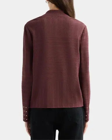 Misook Sequin Mock Turtleneck Top | Thumbnail 3 Misook Sequin Mock Turtleneck Top | Thumbnail 3