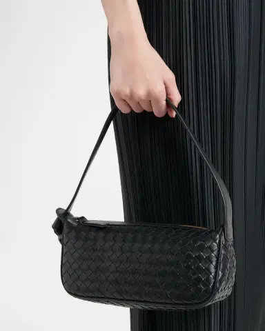 Bottega Veneta Nodo Intrecciato Leather Shoulder Bag | Thumbnail 2 Bottega Veneta Nodo Intrecciato Leather Shoulder Bag | Thumbnail 2