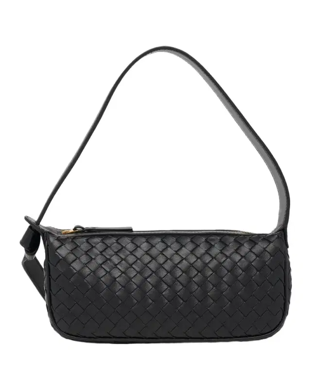 Bottega Veneta Nodo Intrecciato Leather Shoulder Bag