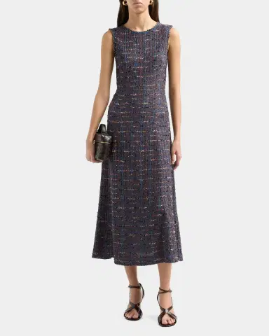 Misook Tweed A-Line Midi Dress | Thumbnail 2