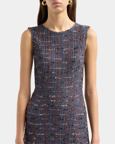 Misook Tweed A-Line Midi Dress | Thumbnail 4