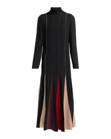 Misook Striped Knit Fit-&-Flare Maxi Dress | Thumbnail 1