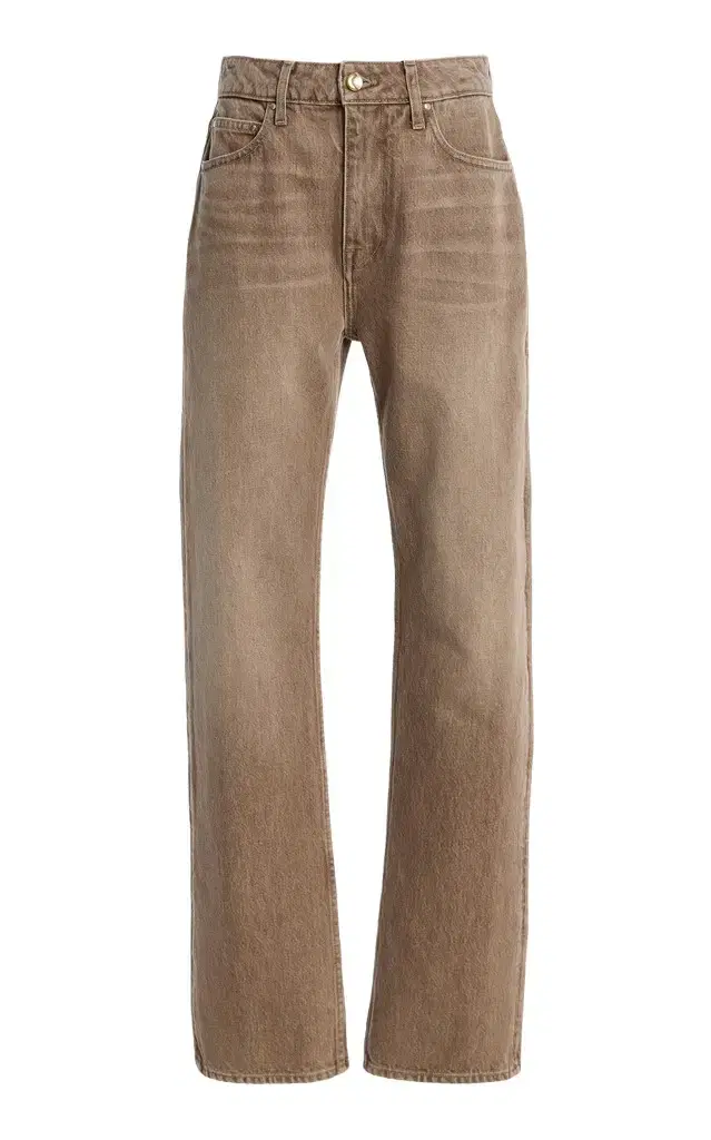 OSSOU Holt Rigid Mid-Rise Straight-Leg Jeans