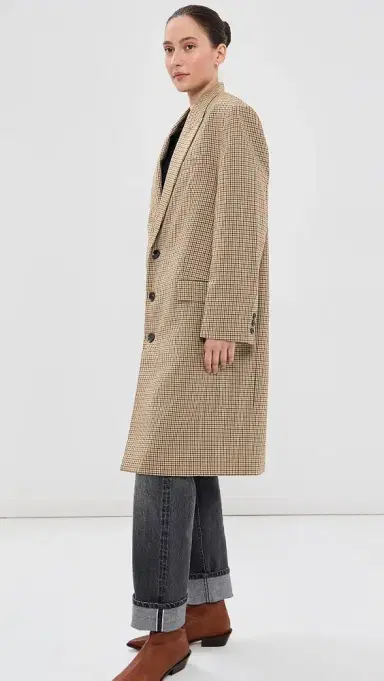 Tibi Menswear Tech Twill Tailored Midi Coat | Thumbnail 3 Tibi Menswear Tech Twill Tailored Midi Coat | Thumbnail 3