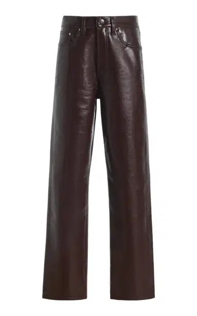 AGOLDE Lana Leather Straight-Leg Pants | Thumbnail 2