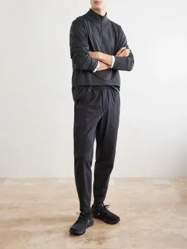 lululemon Slim-Fit Recycled Stretch-Jersey Half-Zip Sweatshirt - Men | Thumbnail 2