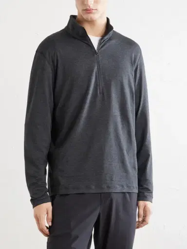 lululemon Slim-Fit Recycled Stretch-Jersey Half-Zip Sweatshirt - Men | Thumbnail 3
