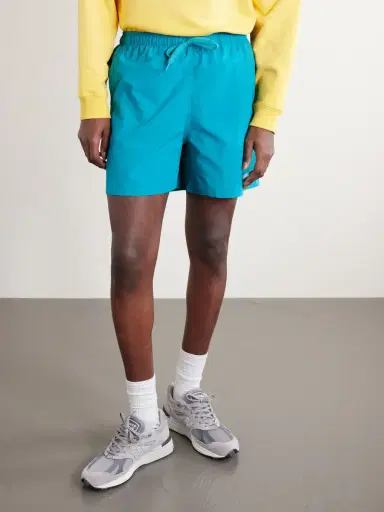 Aimé Leon Dore Straight-Leg Logo-Embroidered Shell Drawstring Shorts - Men | Thumbnail 3 Aimé Leon Dore Straight-Leg Logo-Embroidered Shell Drawstring Shorts - Men | Thumbnail 3