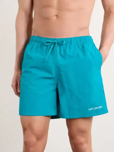 Aimé Leon Dore Straight-Leg Logo-Embroidered Shell Drawstring Shorts - Men | Thumbnail 6 Aimé Leon Dore Straight-Leg Logo-Embroidered Shell Drawstring Shorts - Men | Thumbnail 6