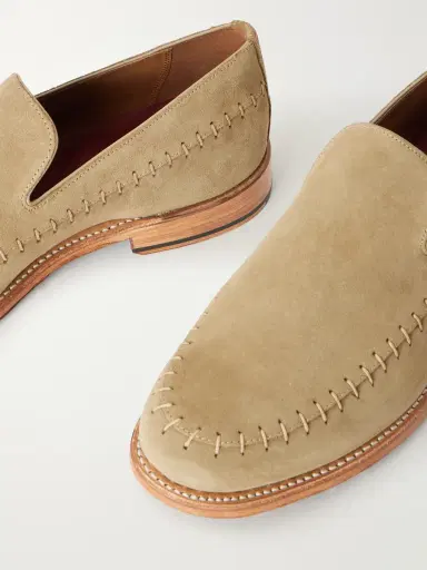 Grenson Bernie Suede Venetian Loafers - Men | Thumbnail 5