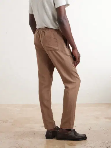 Onia Straight-Leg Linen and Lyocell-Blend Trousers - Men | Thumbnail 4 Onia Straight-Leg Linen and Lyocell-Blend Trousers - Men | Thumbnail 4