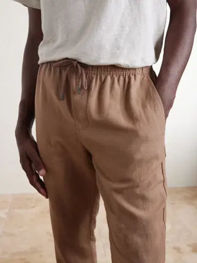 Onia Straight-Leg Linen and Lyocell-Blend Trousers - Men | Thumbnail 5 Onia Straight-Leg Linen and Lyocell-Blend Trousers - Men | Thumbnail 5
