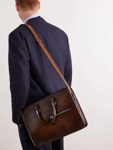 Berluti Un Jour Mini Venezia Leather Briefcase - Men | Thumbnail 3 Berluti Un Jour Mini Venezia Leather Briefcase - Men | Thumbnail 3