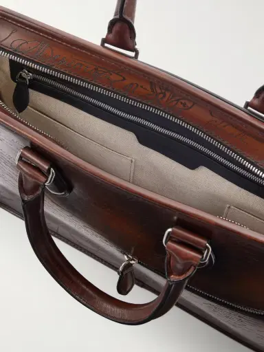 Berluti Un Jour Mini Venezia Leather Briefcase - Men | Thumbnail 6 Berluti Un Jour Mini Venezia Leather Briefcase - Men | Thumbnail 6
