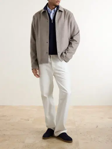 Kiton Felted Wool-Blend Blouson Jacket - Men | Thumbnail 2