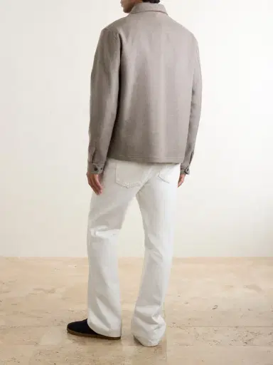 Kiton Felted Wool-Blend Blouson Jacket - Men | Thumbnail 4