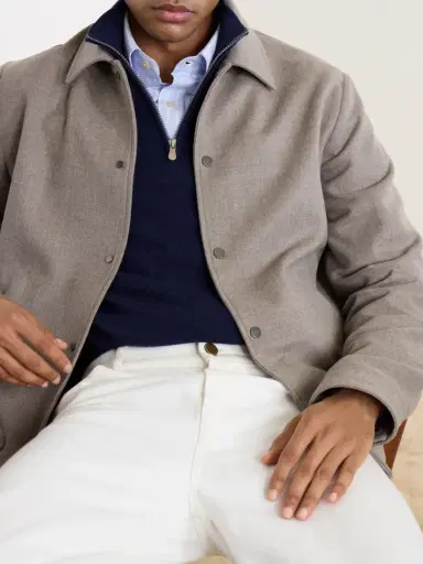 Kiton Felted Wool-Blend Blouson Jacket - Men | Thumbnail 5