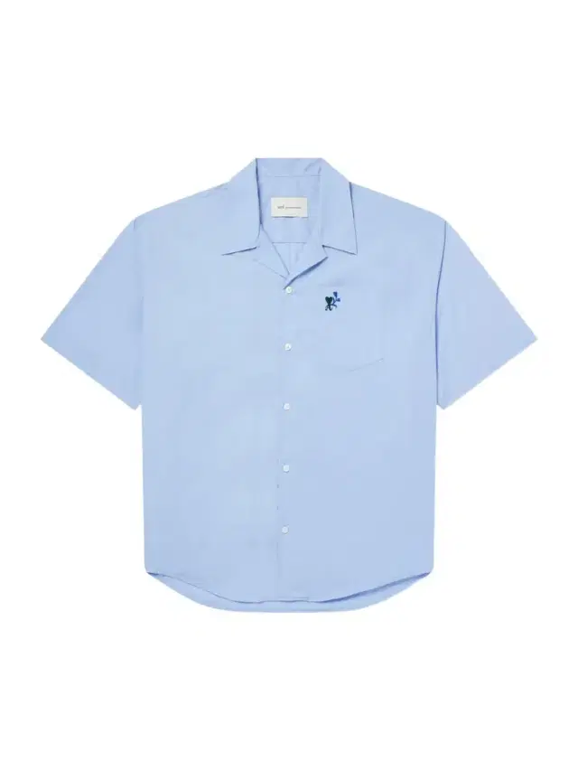 AMI PARIS Logo-Embroidered Cotton-Poplin Shirt - Men
