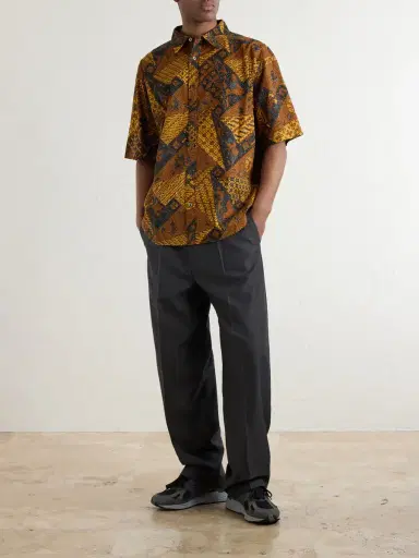 Aimé Leon Dore Printed Cotton Shirt - Men | Thumbnail 2