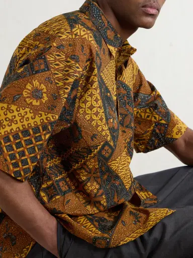 Aimé Leon Dore Printed Cotton Shirt - Men | Thumbnail 5