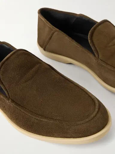 George Cleverley Mayfair II Collapsible-Heel Suede Loafers - Men | Thumbnail 5 George Cleverley Mayfair II Collapsible-Heel Suede Loafers - Men | Thumbnail 5