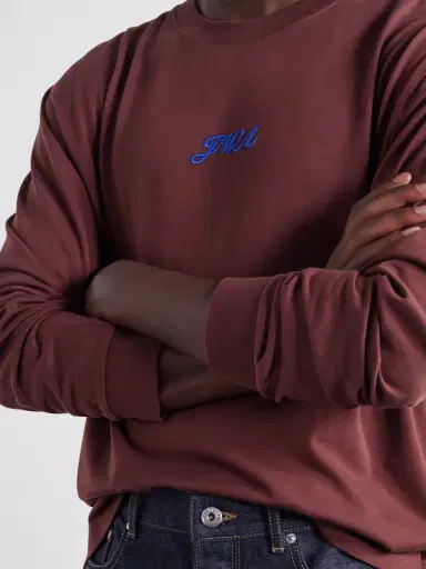 JW Anderson Logo-Embroidered Cotton-Jersey T-Shirt - Men | Thumbnail 5 JW Anderson Logo-Embroidered Cotton-Jersey T-Shirt - Men | Thumbnail 5