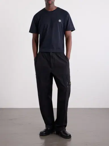 Stone Island Logo-Appliquéd Cotton-Jersey T-Shirt - Men | Thumbnail 2 Stone Island Logo-Appliquéd Cotton-Jersey T-Shirt - Men | Thumbnail 2