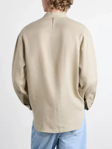 Studio Nicholson Rafe Linen Shirt - Men | Thumbnail 4 Studio Nicholson Rafe Linen Shirt - Men | Thumbnail 4