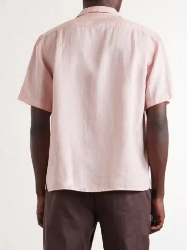 Onia Convertible-Collar Linen and Lyocell-Blend Shirt - Men | Thumbnail 4 Onia Convertible-Collar Linen and Lyocell-Blend Shirt - Men | Thumbnail 4