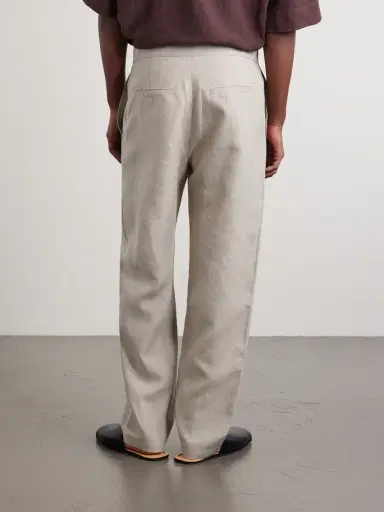 De Bonne Facture Lounge Straight-Leg Linen Suit Trousers - Men | Thumbnail 4 De Bonne Facture Lounge Straight-Leg Linen Suit Trousers - Men | Thumbnail 4