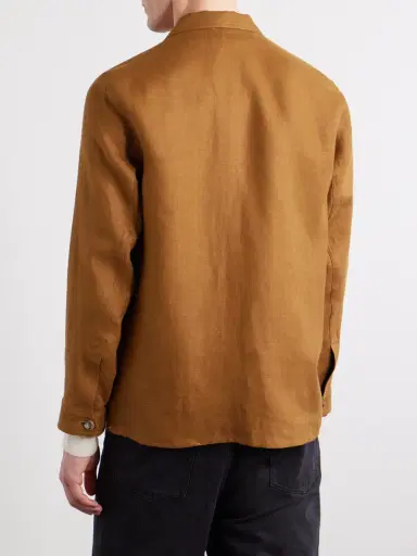 Anderson & Sheppard Linen Jacket - Men | Thumbnail 4 Anderson & Sheppard Linen Jacket - Men | Thumbnail 4
