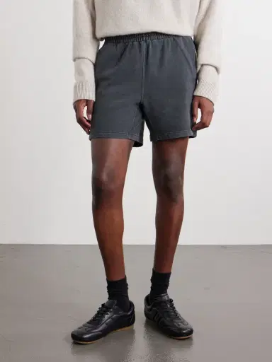 Remi Relief Straight-Leg Cotton-Jersey Shorts - Men | Thumbnail 3