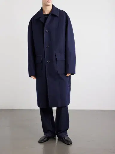 Dries Van Noten Oversized Wool-Blend Coat - Men | Thumbnail 3