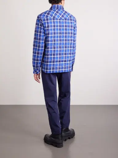 Moncler Grenoble Gelt Quilted Checked Cotton-Blend Down Shirt Jacket - Men | Thumbnail 4 Moncler Grenoble Gelt Quilted Checked Cotton-Blend Down Shirt Jacket - Men | Thumbnail 4